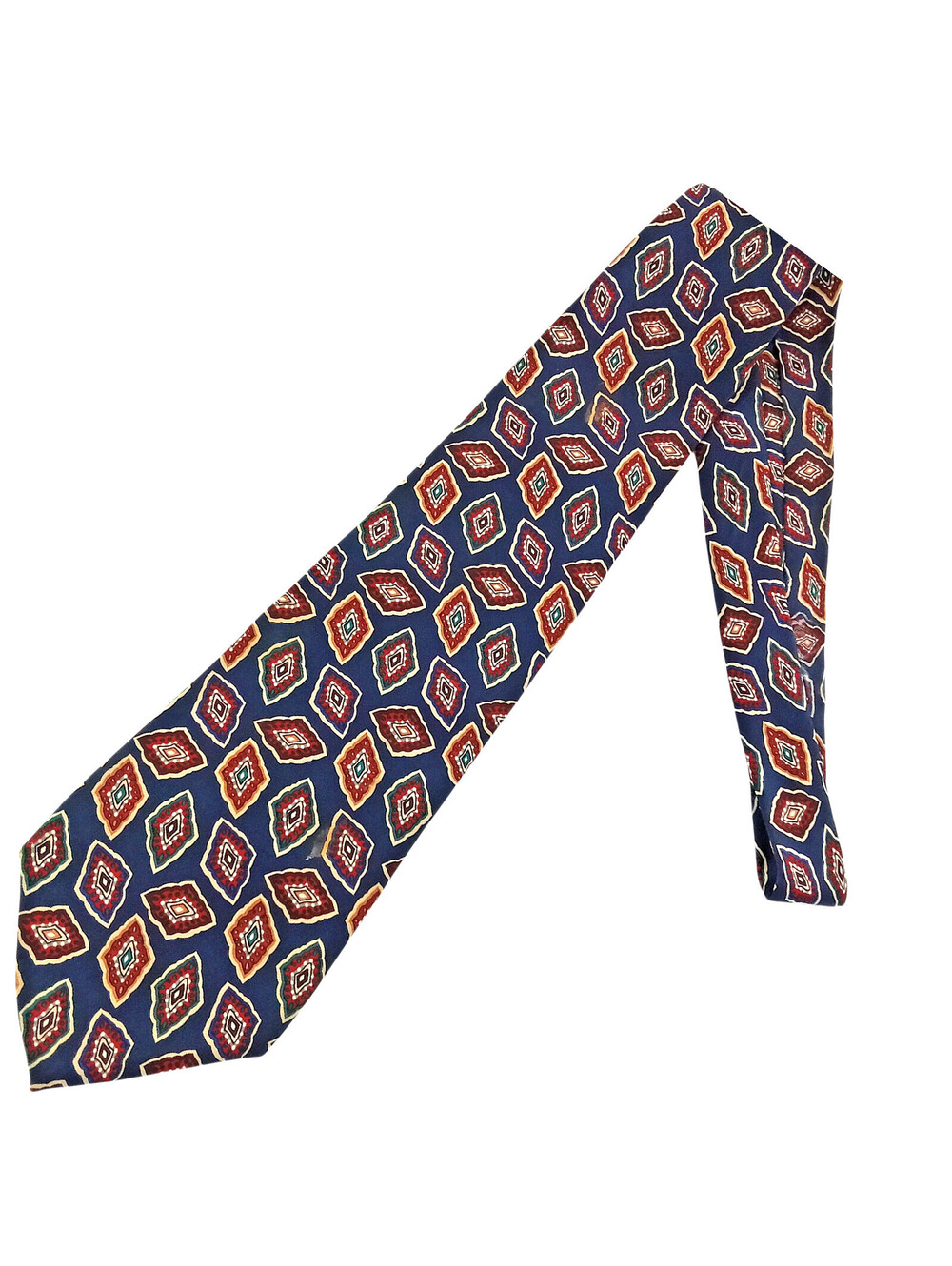 Chaps by Ralph Lauren Vintage Multi-Color Classic Wool Silk Tie